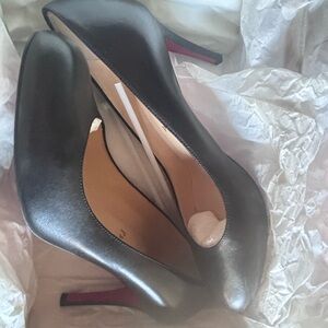 Christian Louboutin Black Leather Heels
